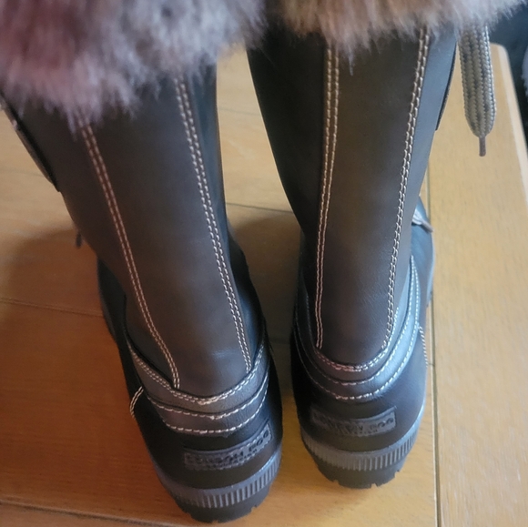 NEW London Fog LFW-Milly Boots Black/Charcoal Womens Size 7M - Picture 7 of 13